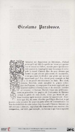 Girolamo Parabosco