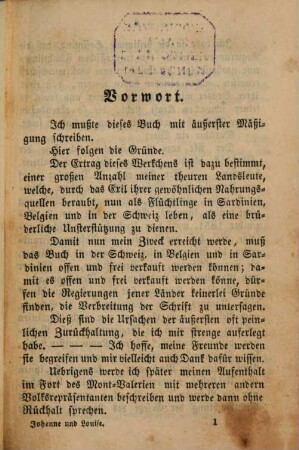 Johanne und Louise oder die Familien der Deportirten : Von Eugène Sue. Deutsch von Julius Werner