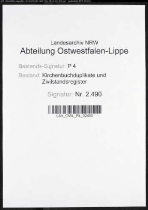 Kirchenbuchduplikat der evangelisch-lutherischen Stadt- und Landgemeinde Schwerte, Kreis Iserlohn (GHT 1824, GHT 1831-1832, GHT 1834). (Gemeinde: Evangelisch-Lutherische Stadt- und Landgemeinde)