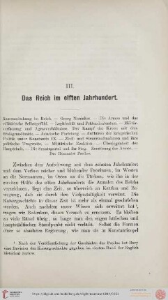 III. Das Reich im elften Jahrhundert
