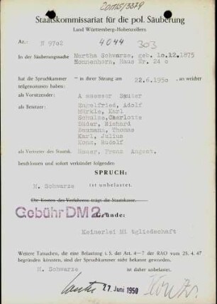 Schwarze, Martha