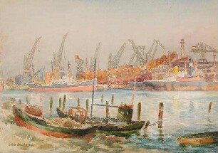 Howaldtswerke an der Schwentine in Kiel