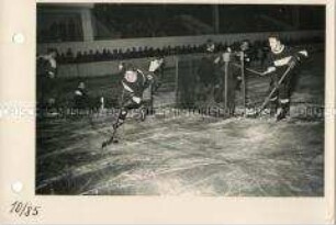 Eishockeyspiel CSR - DDR in der Werner-Seelenbinder-Halle in Berlin