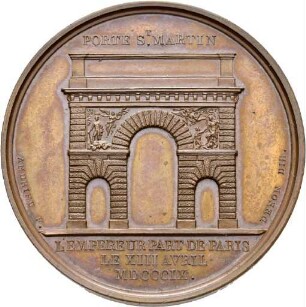 Medaille auf den Einzug in Wien 1809