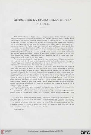 22: Appunti per la storia della pittura in Puglia
