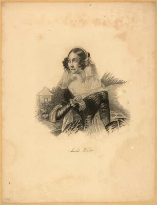 Hüssener, Auguste: Porträt Amalie Frfr. von Groß (Pseudonym Amalie Winter)