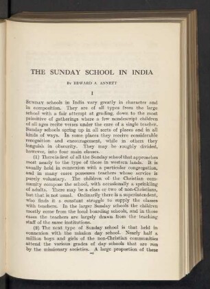 The sunday school in India
