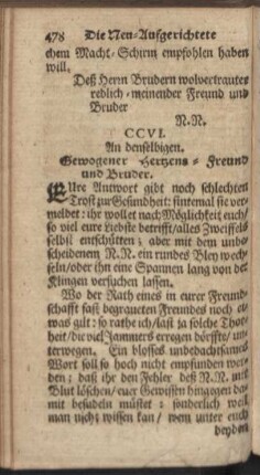 CCVI. An denselbigen