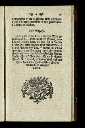 Die Anzahl.