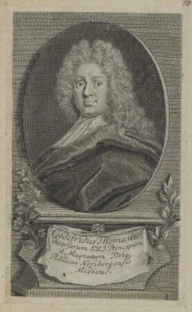 Bildnis des Godefridus Thomasius