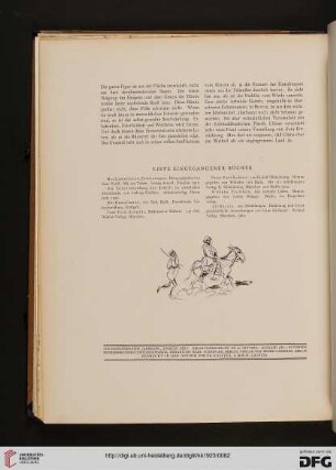 Liste eingegangener Bücher