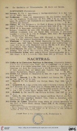 Nachtrag (Nr. 3674 - 3721)