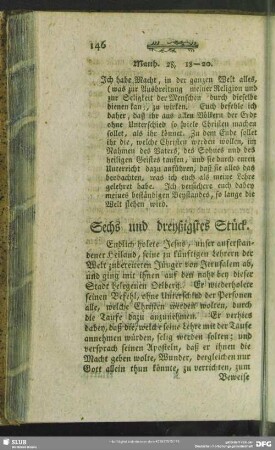 Sechs und dreyßigstes Stück