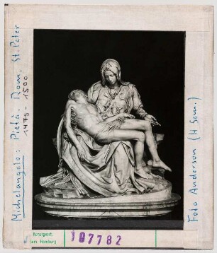 Michelangelo: Pietà. Rom, St. Peter