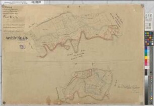 Esbeck (Lippstadt), Zusammenlegung Esbeck, Urkarte (1) Lipperode Flur 4-5