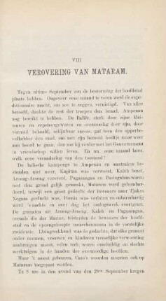 VIII. Verovering van Mataram