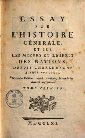 Collection complette des oeuvres de Mr. de Voltaire, 11