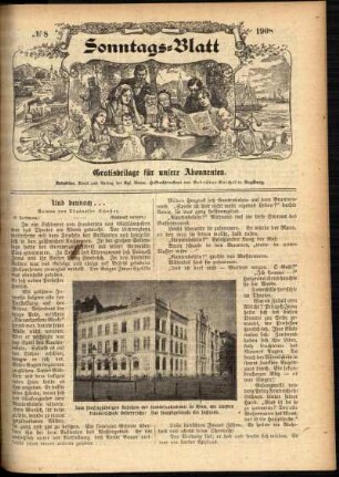 Ausgabe vom Sonntag, den 23. Februar 1908.