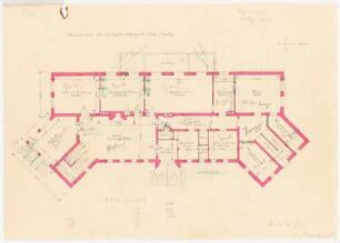 Herrenhaus Hohenborn bei Kassel Umbau: Grundriss EG 1:100