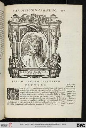 Vita di Iacopo Casentino Pittore