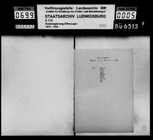 Oberamtmänner und Oberamtsverweser in Gaildorf