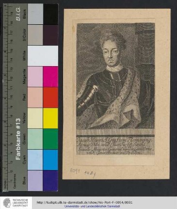 Jacob Heinrich Graf von Flemming, Königl. Poln. und Chur-Fürstl. Sæchß. Staats-Minister, General von der Cavallerie, und Gouverneur zu Dresden / [Martin Bernigeroth]