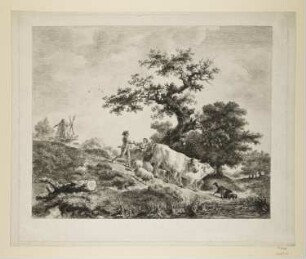 Landschaft mit Staffage
