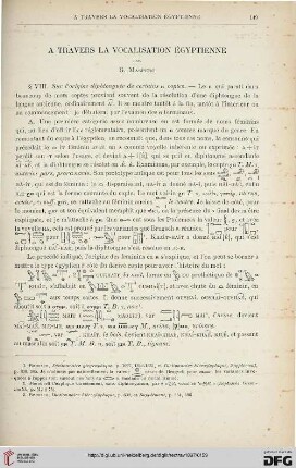19: À travers la vocalisation égyptienne, [4]