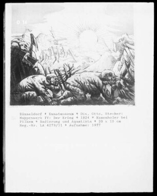Mappenwerk IV: Der Krieg — Essenholer bei Pilkem