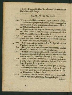 Libri Philosophici.