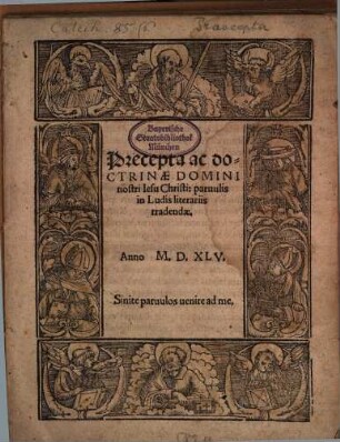 Contenta in hoc Libello Ioannis Piniciani breuis Institutio De octo partibus orationis, Cum uulgari interpretatione uocabulo[rum]