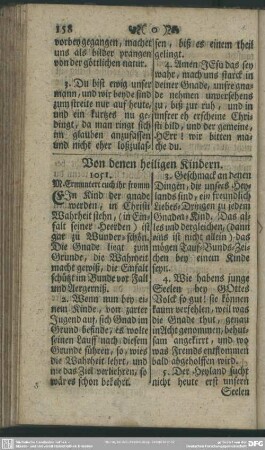 Von denen heiligen Kindern