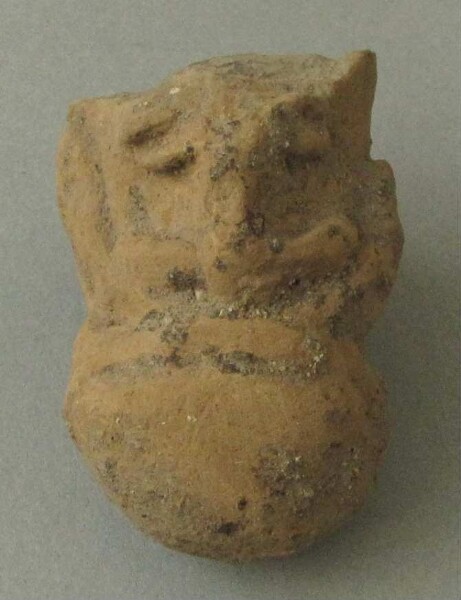 Clay head (fragment)