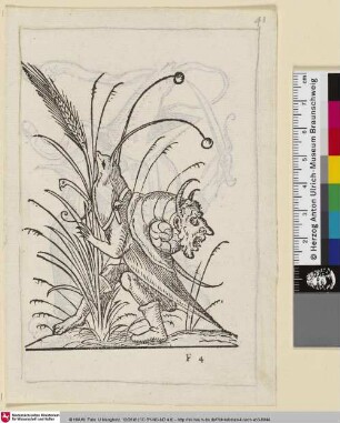 Rabelais, Les Songes Drolatiques de Pantagruel, LXXXI [Fabelwesen]