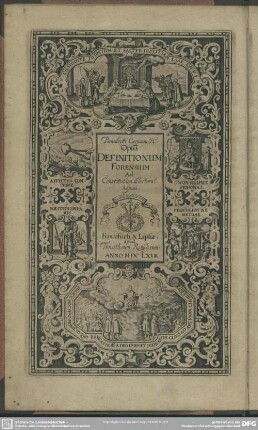 Benedicti Carpzov. JC. Opus Definitionum Forensium Ad Constitution. Electoral. Saxon.