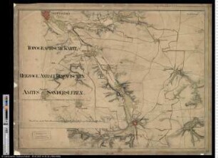 Topographische Karte des herzoglich Anhalt-Dessauischen Amtes Sandersleben