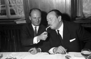 Freiburg: Weinstube Oberkirch, Oberbürgermeister Dr. Keidel, Oberbürgermeister Klotz, Karlsruhe