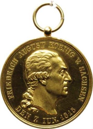 König Friedrich August I. - Medaille des Königlich Sächsischen Verdienstordens, 2. Modell