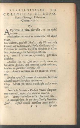 Collectae Et Expositae a Georgio Fabricio Chemnicense.