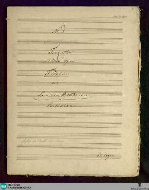 Fidelio. Excerpts - Don Mus.Ms. 176a,b : V (X), Coro, orch; KinB 72