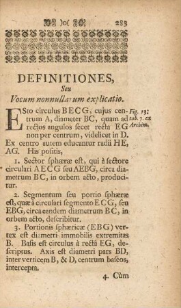 Definitiones