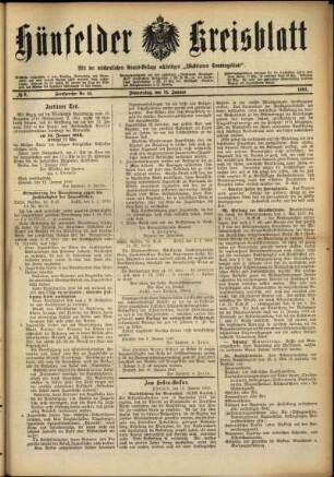 Ausgabe vom Donnerstag, den 13. Januar 1916.