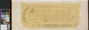 Neues Lusthaus, Namensinschrift von Kurfürst Albrecht Achilles von Brandenburg