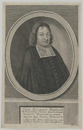 Bildnis des Georg Conradus Bergius