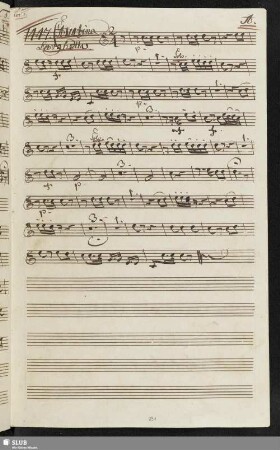 1447. Cavatina: Ho un cor dolce / Piticchio, F.