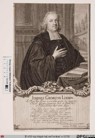 Bildnis Johann Georg Loebin