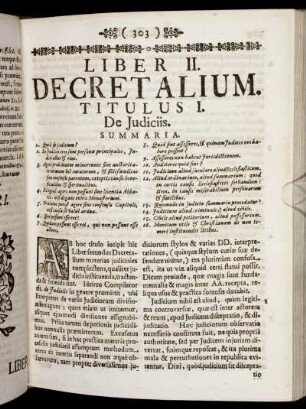 Liber II. Decretalium.