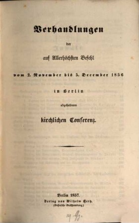 Aktenstücke aus der Verwaltung des Evangelischen Oberkirchenraths : amtlicher Abdruck. 4. 1856