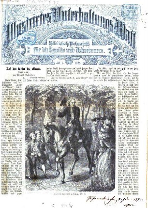 Illustriertes Unterhaltungsblatt : belletristische Wochenschrift für die Familie und jedermann. 1875