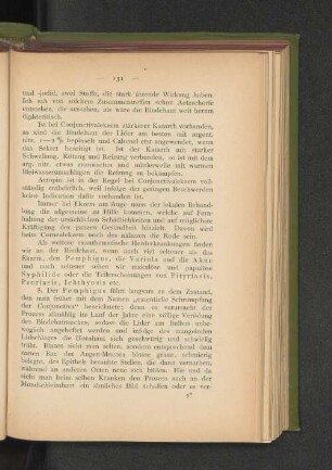 8. Pemphigus der Bindehaut.